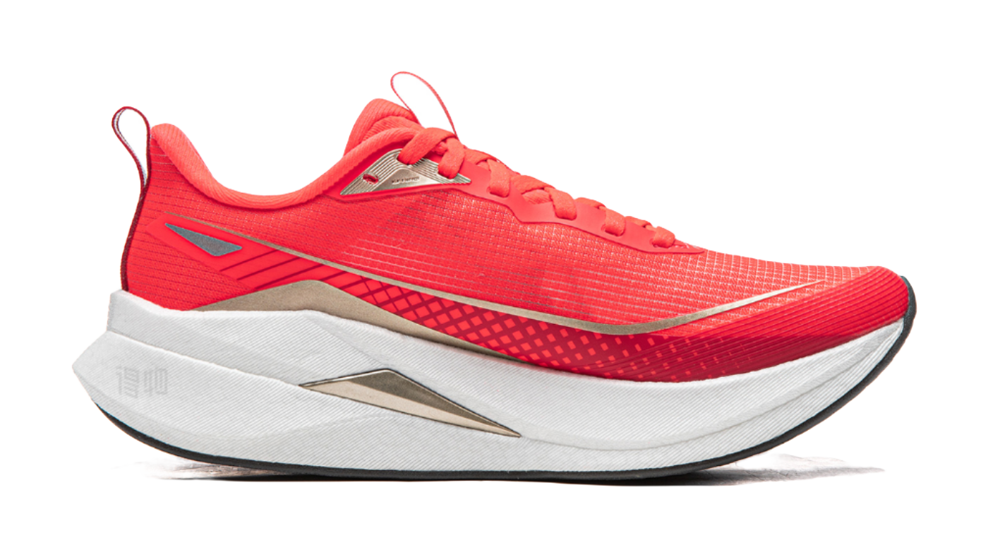 Li-Ning Red Hare 9 PRO "Fluorescent Red" ARPW002-34 - Running Shoe Unisex Red Gold