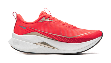 Li-Ning Red Hare 9 PRO "Fluorescent Red" ARPW002-34 - Running Shoe Unisex Red Gold