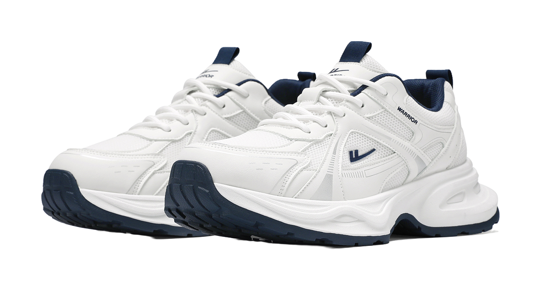 Warrior Abrasion Resistant Lightweight Height Increasing Low top Chunky Sneakers Unisex 