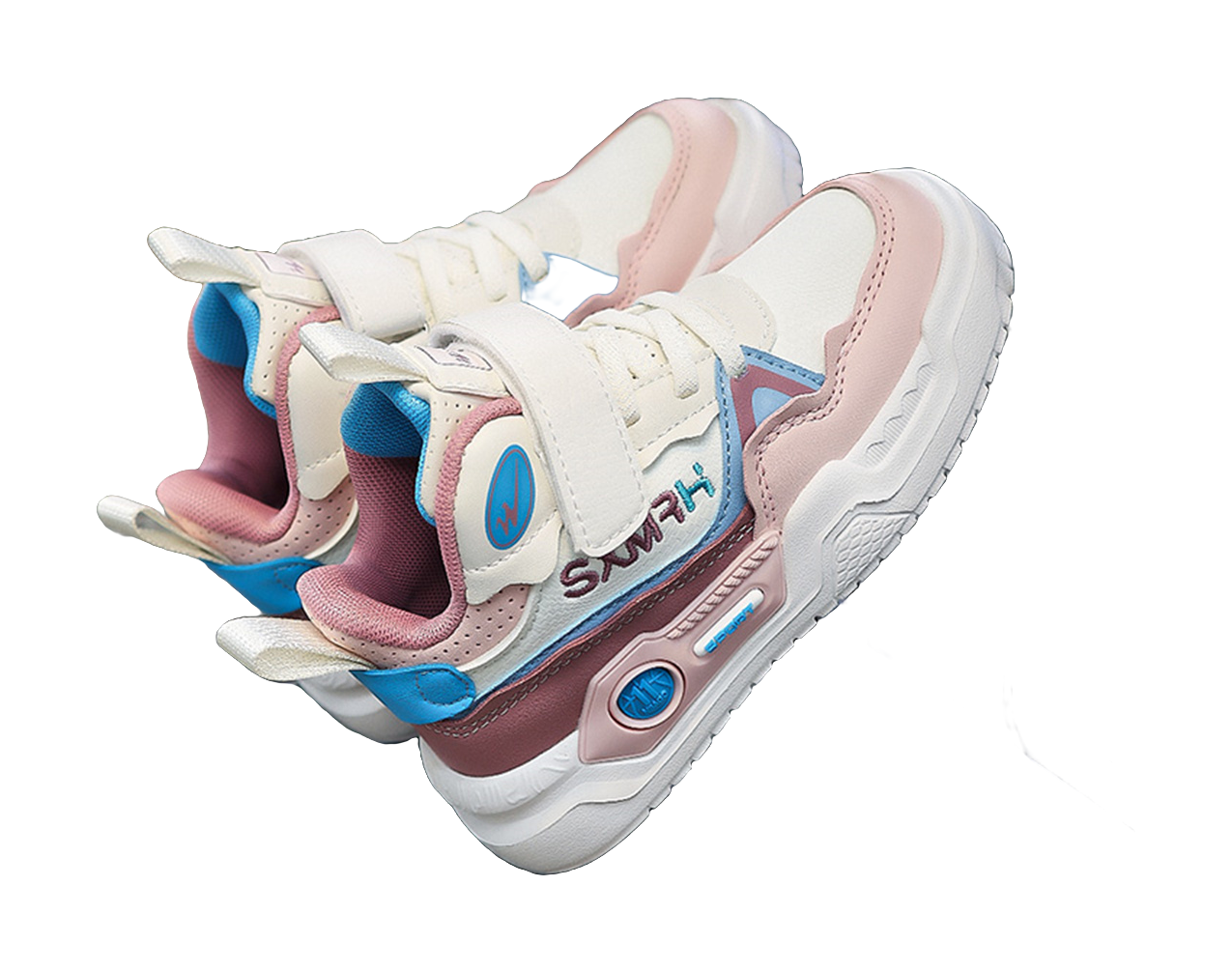 Binary Slip Resistant, Abrasion Resistant, Rebound, Lightweight Cushioning Casual Shoes Kids  VJSNEAKER