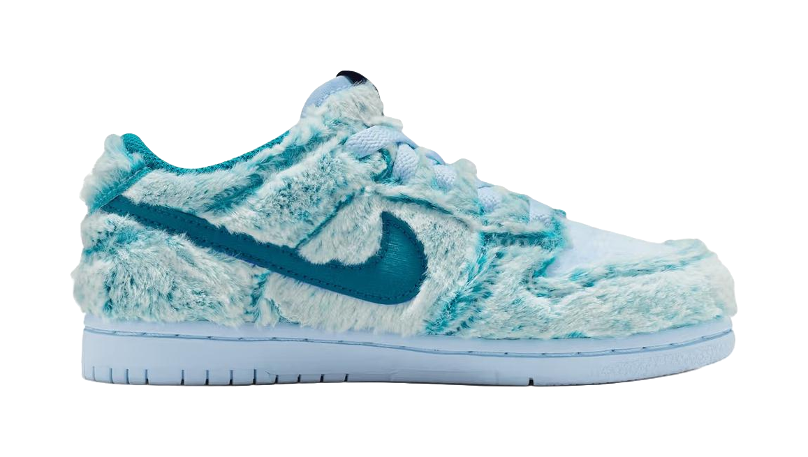 Nike Dunk Thermal Low top Kids Skateboarding Shoes Blue Unisex  vjsneaker.com