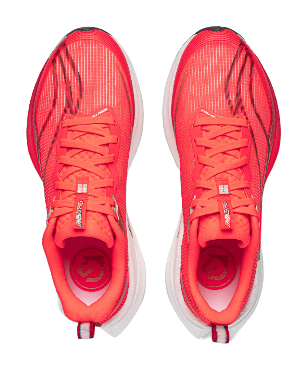 Li-Ning Red Hare 9 PRO "Fluorescent Red" ARPW002-34 - Running Shoe Unisex Red Gold