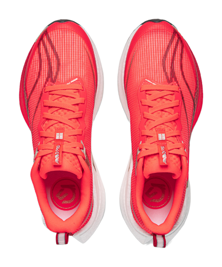Li-Ning Red Hare 9 PRO "Fluorescent Red" ARPW002-34 - Running Shoe Unisex Red Gold