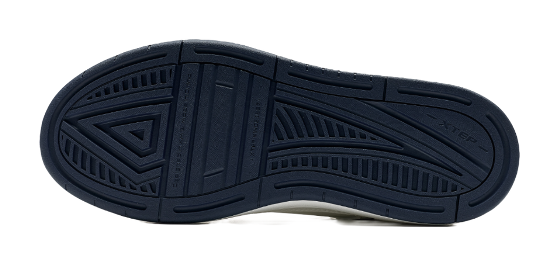 XTEP Clover White 3.0 Air Force 1 Wear resistant And Lightweight Low top Skateboard Shoes Men's White Red 