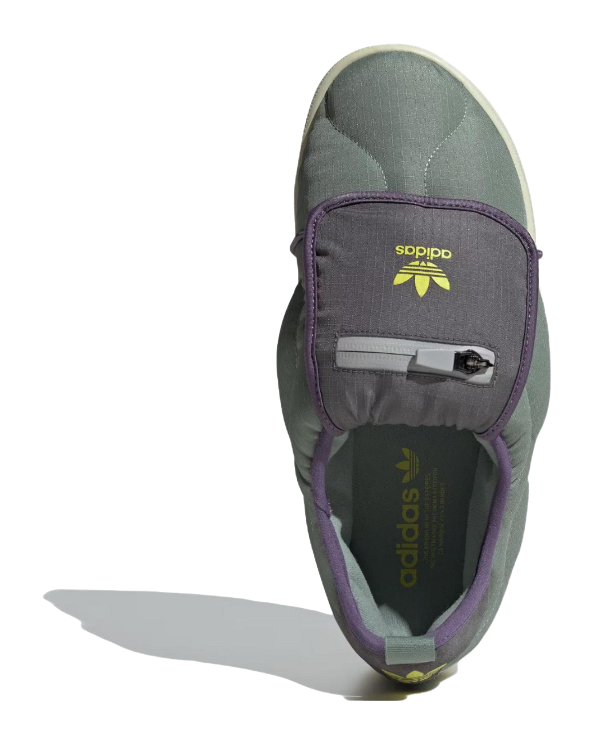Adidas Puffylette Silver Green  vjsneaker.com