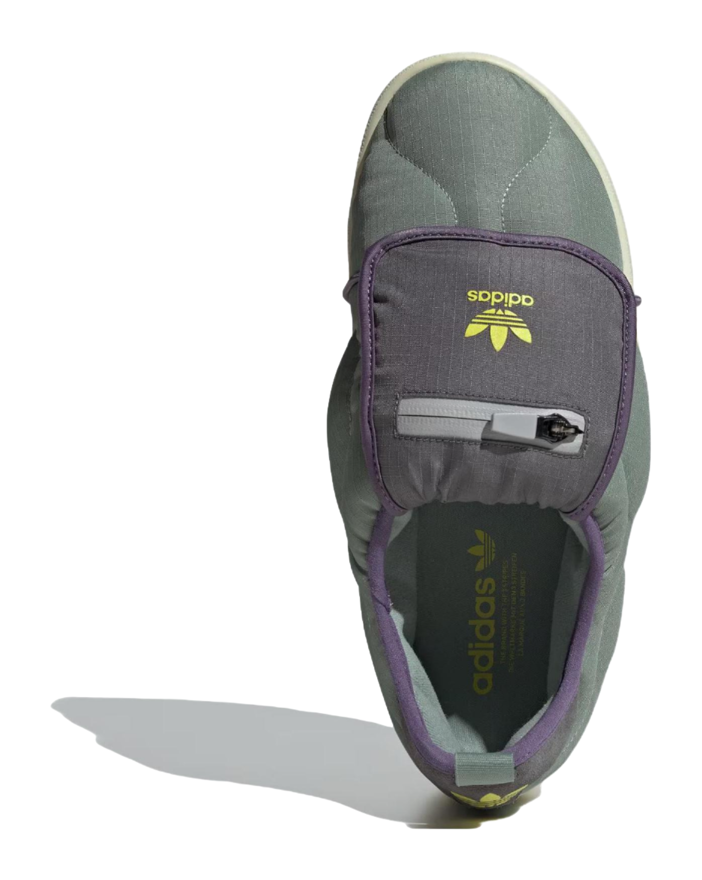 Adidas Puffylette Silver Green  vjsneaker.com