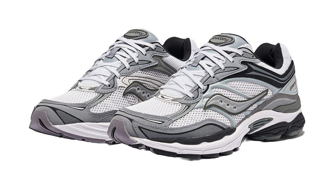 Saucony Low top Running Shoes Unisex White Gray  vjsneaker.com