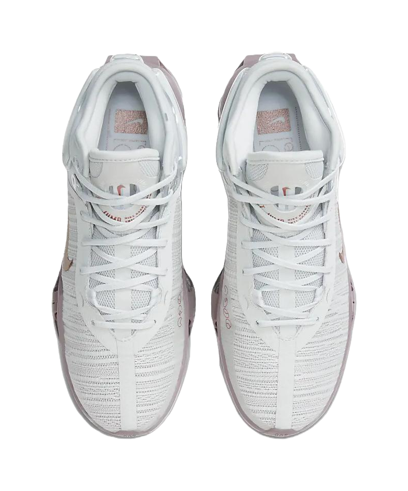 Nike Air Zoom G.T. Jump 2 Mid top Basketball Shoes Mens White Gray Asian Version  vjsneaker.com