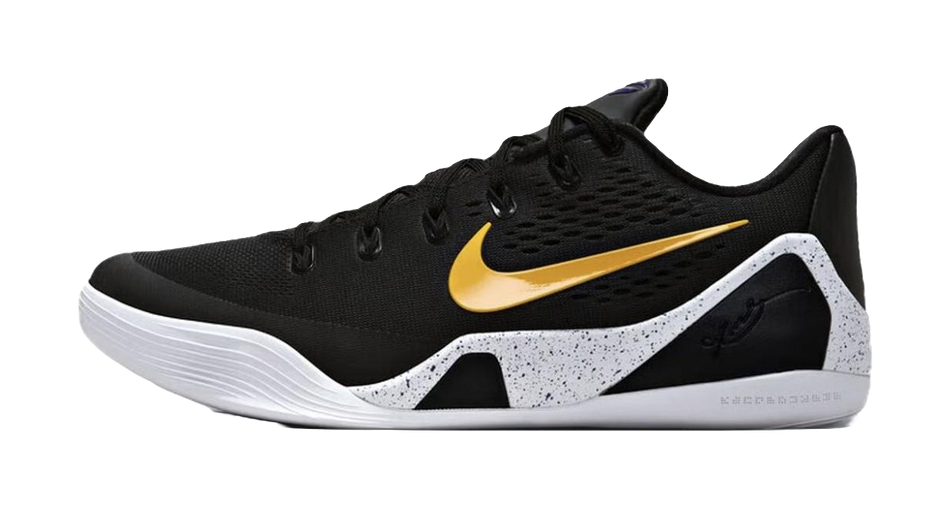 Nike Kobe 9 Em Low Protro Tb Black University Gold  VJSNEAKER