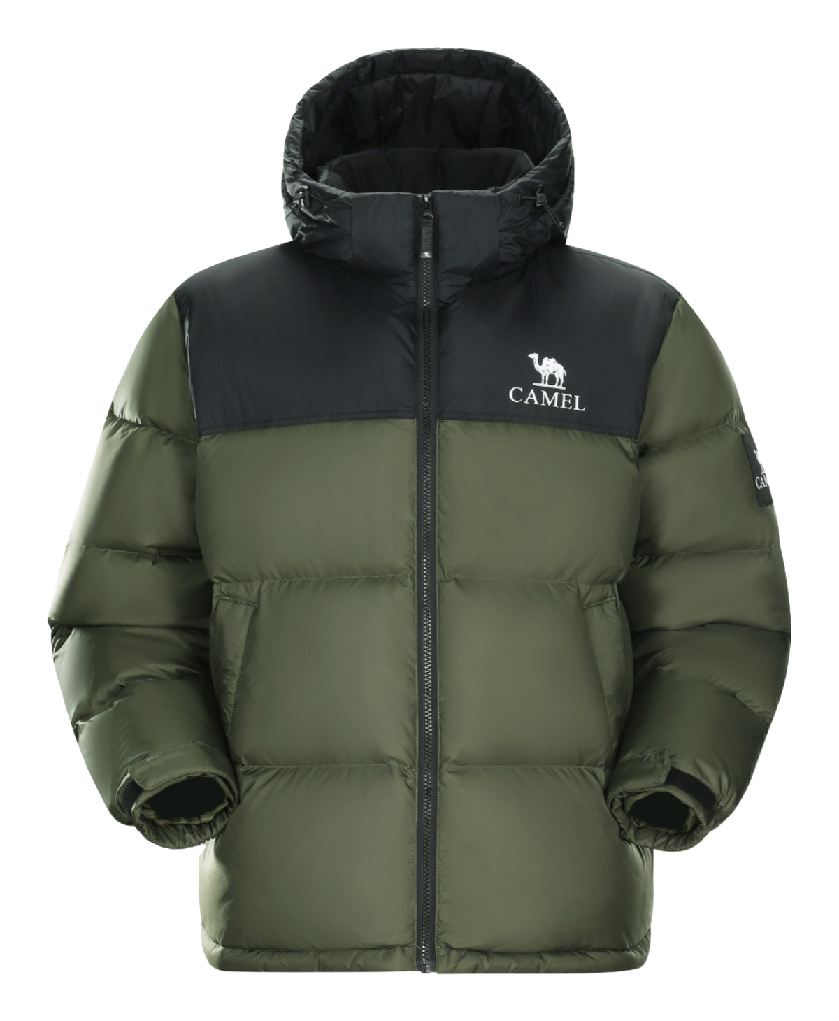 CAMEL Warm Fleece Collection Down Jacket Unisex  vjsneaker.com