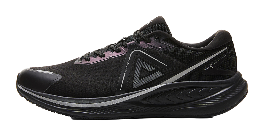PEAK Taichi Windrunner Running Shoes Men's Low top All Black 