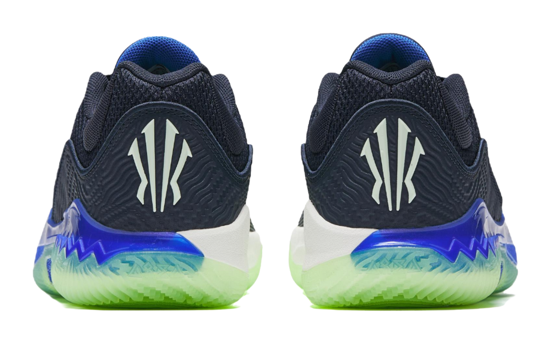 Anta KAI SPEED 2 Shock Absorbers Slip Resistant Abrasion Resistant Low top Basketball Shoes Mens Black Blue  VJSNEAKER