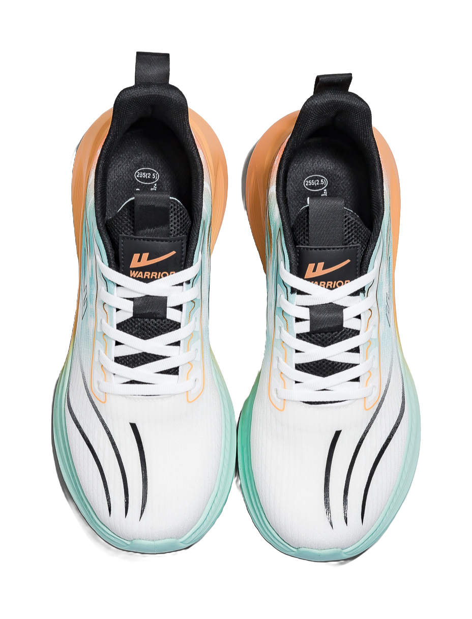 Warrior Cushioned Wear Resistant Lightweight Breathable Low Top Sports Running Shoes Men's 