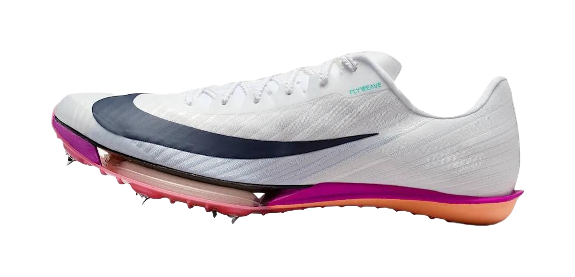 Nike Maxfly 2 Rebound Track And Field Shoes Mens White Black Red  vjsneaker.com