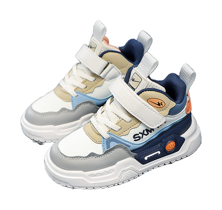 Binary Slip Resistant, Abrasion Resistant, Rebound, Lightweight Cushioning Casual Shoes Kids  VJSNEAKER