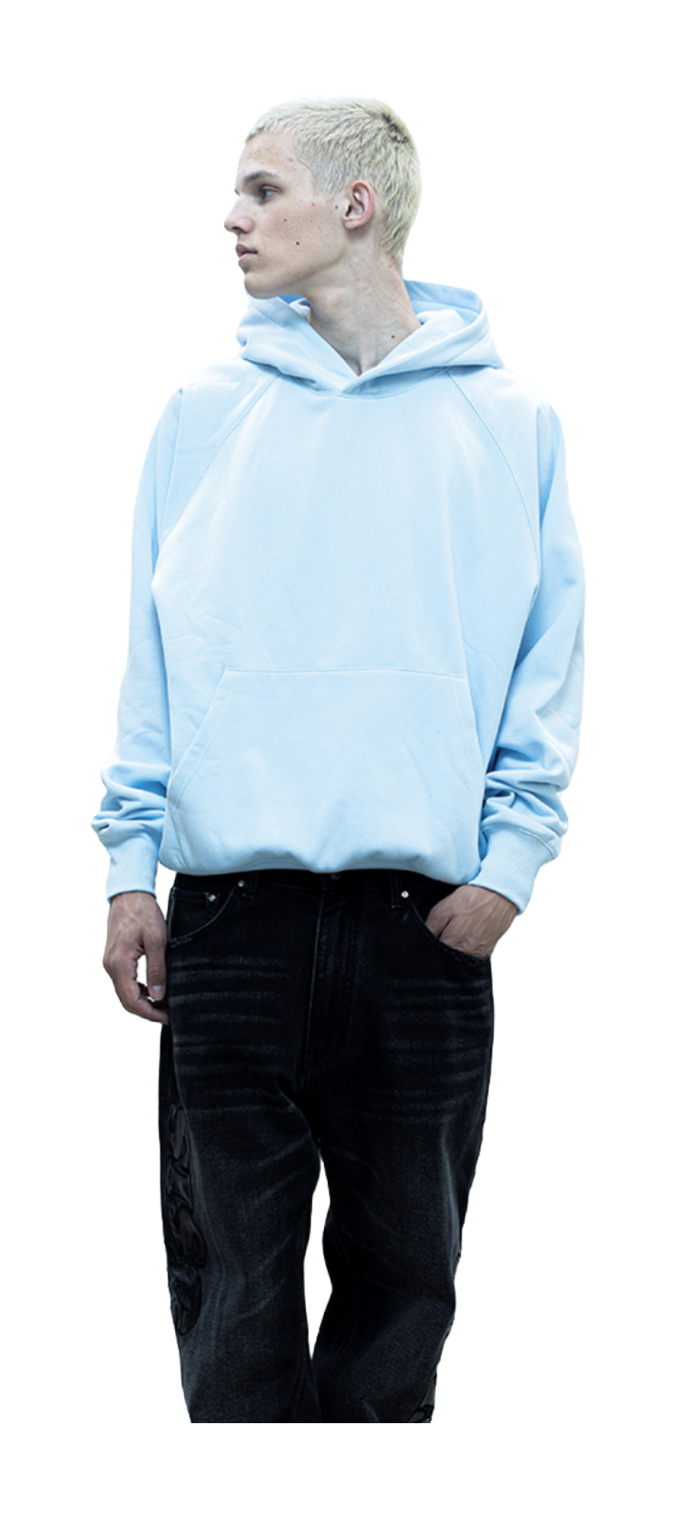 WHOOSIS letter embroidered LOGO hooded cover, classic and versatile, loose fit, campus multi-color, autumn and winter long sleeves with fleece hoodie, unisex  vjsneaker.com