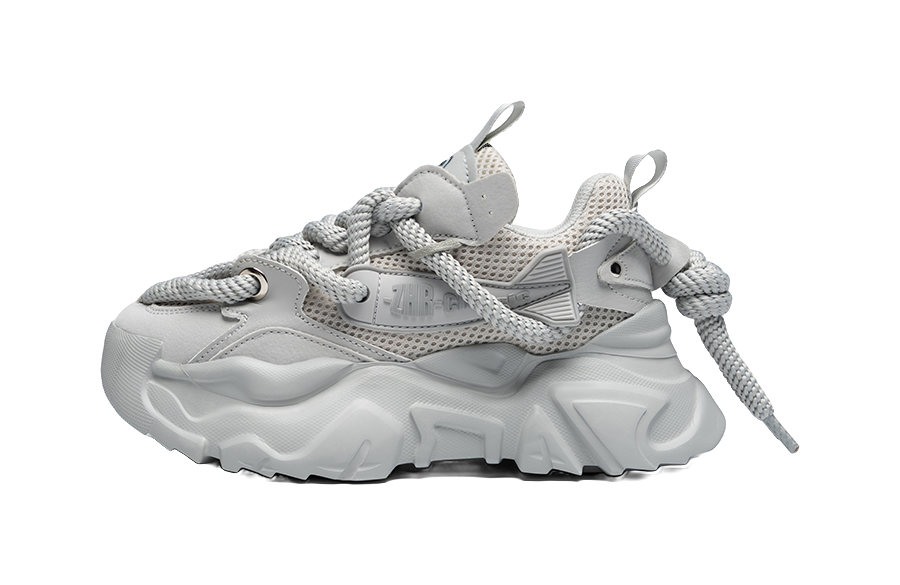 ZHR Flying Fish Model Breathable And Lightweight Low top Chunky Sneakers Unisex 