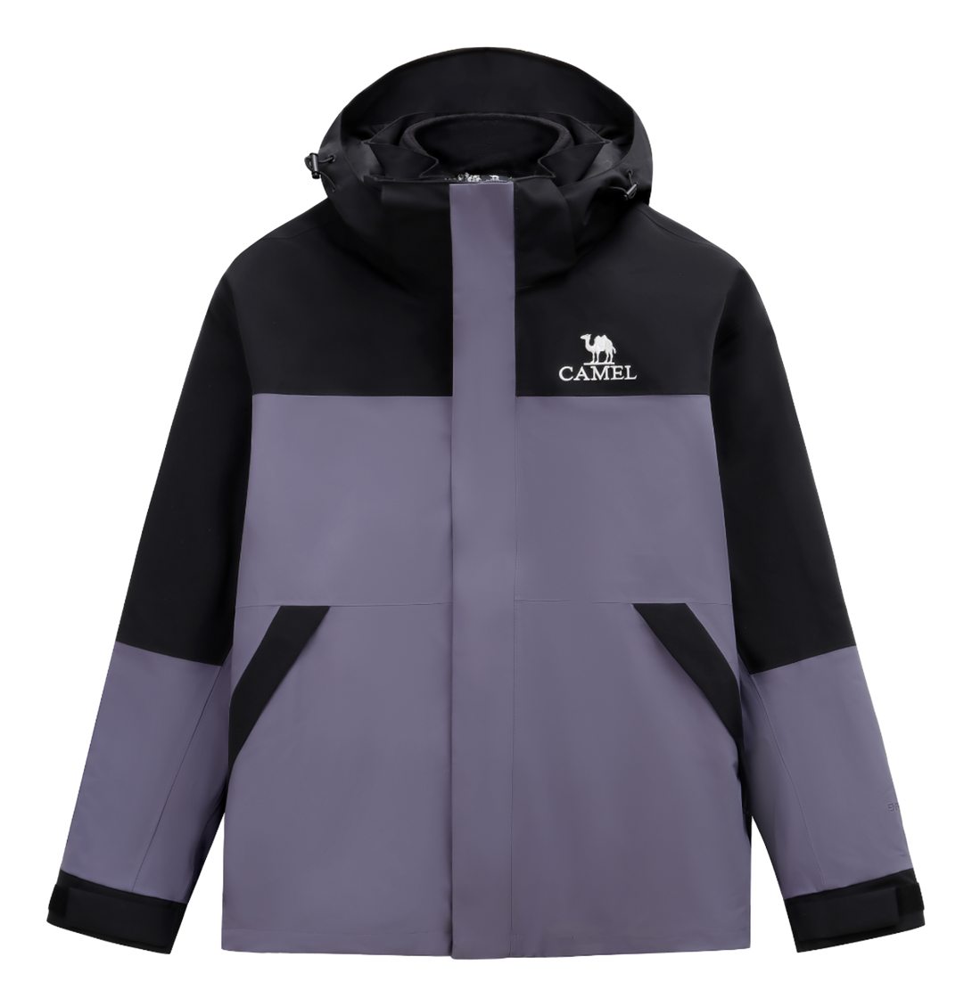 CAMEL Hiking Outdoor Adventure Waterproof, Windproof, Breathable, Abrasion Resistant, Thermal Windbreaker Jacket Unisex  VJSNEAKER