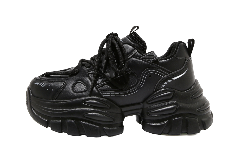 Warrior Abrasion Resistant Height Increasing Low top Chunky Sneakers Women's 