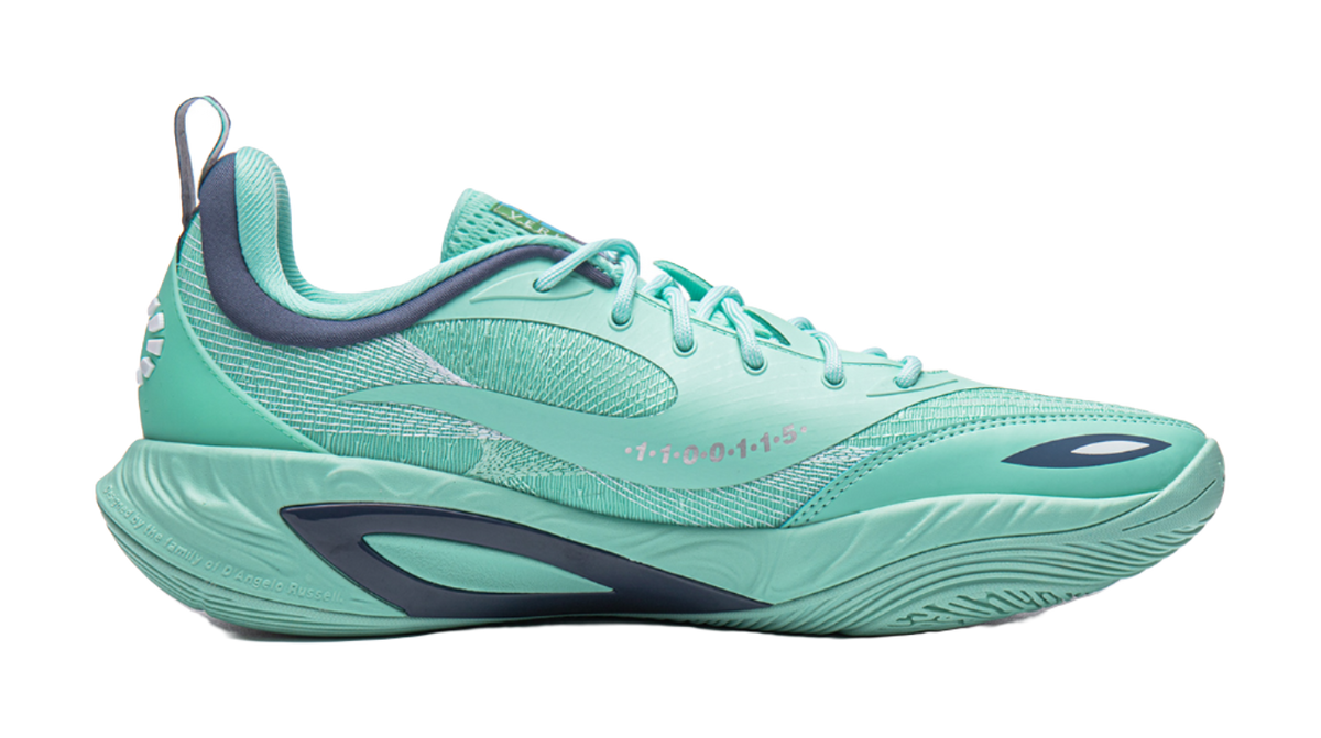 Li Ning DLO2 Low top Basketball Shoes Unisex Celadon Turquoise