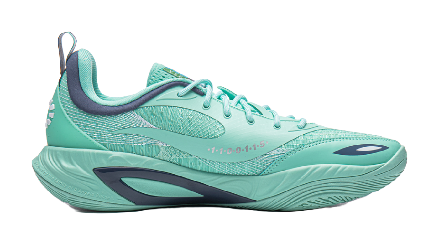Li Ning DLO2 Low top Basketball Shoes Unisex Celadon Turquoise