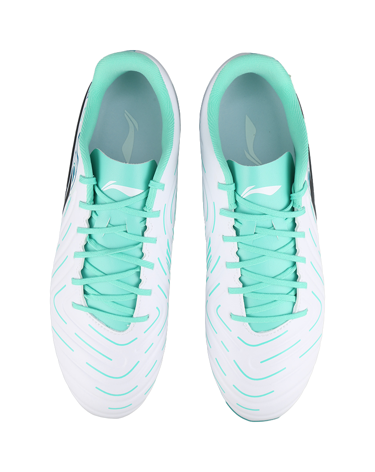 Li-Ning Jin 2 "White Green" YSFV005-3 - Entry-Level Multi-Ground Soccer Shoe Unisex