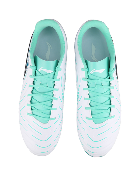 Li-Ning Jin 2 "White Green" YSFV005-3 - Entry-Level Multi-Ground Soccer Shoe Unisex