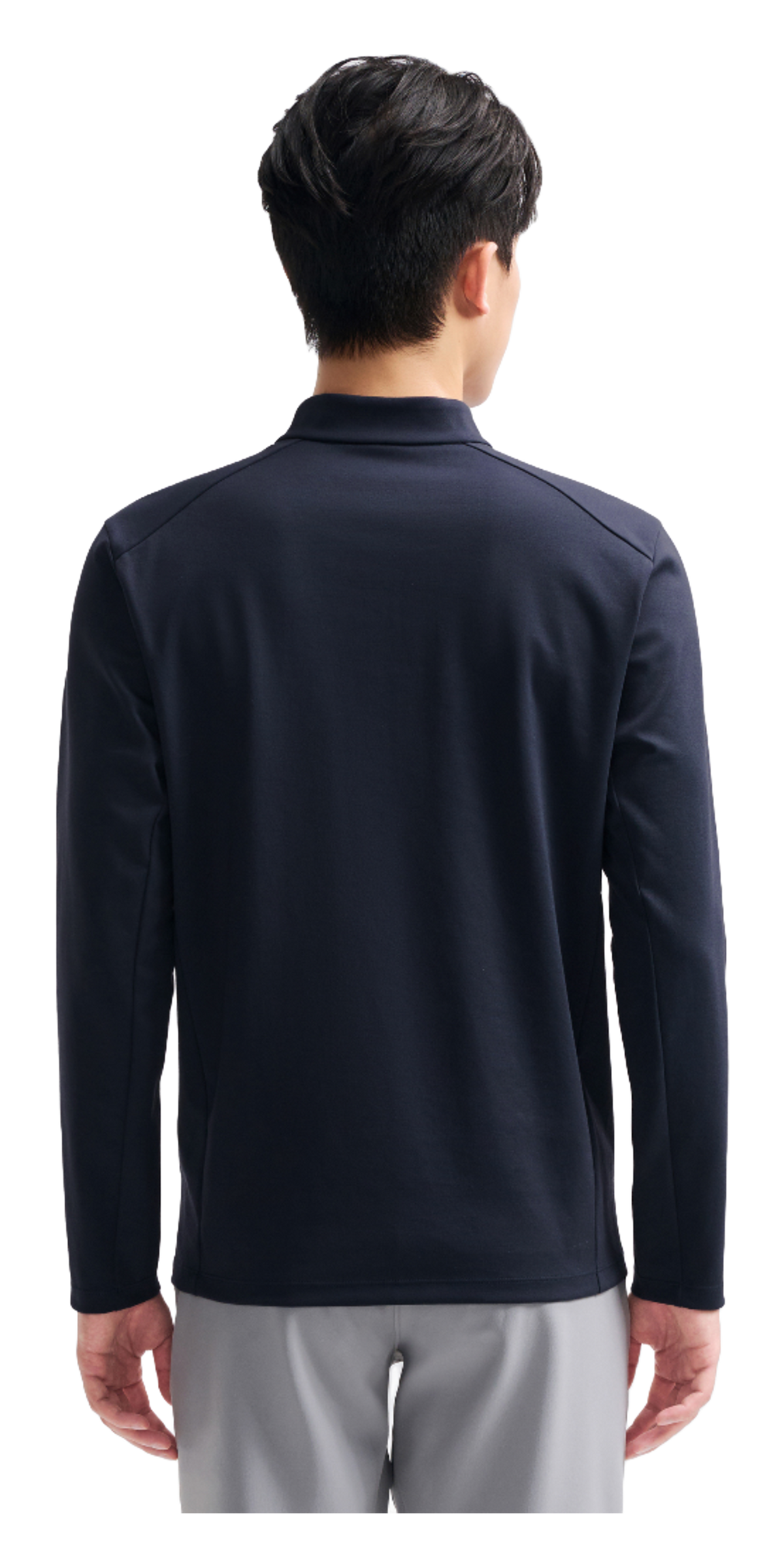 Boxi and PELLIOT outdoor long sleeved Polygiene antibacterial sports elastic top, casual, comfortable, skin friendly, warm, semi high neck sweatshirt, base T-shirt for men  vjsneaker.com
