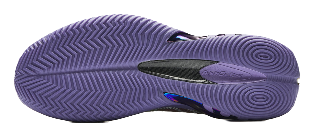 Anta Zap 3 Cushioning, Wear Resistant Low Top Front Fork Carbon Plate Basketball Shoes Mens Gray White Red  VJSNEAKER