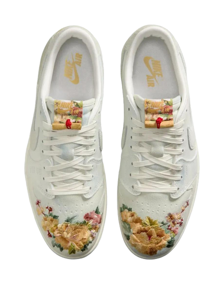 Jordan Air Jordan 1 Low top Vintage Basketball Shoes Unisex White Blue  vjsneaker.com