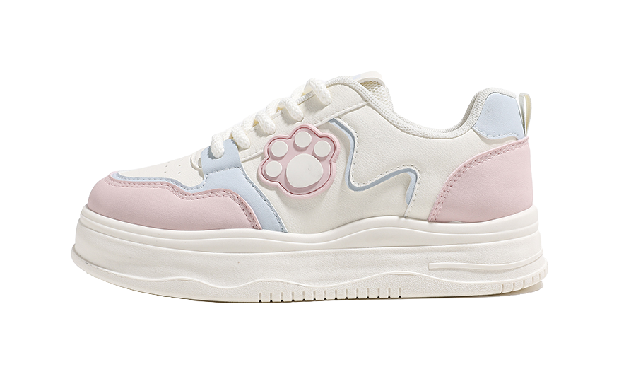 HUANQIU Anti Slip And Wear Resistant Height Increasing Low Top Skateboard Shoes Women's 