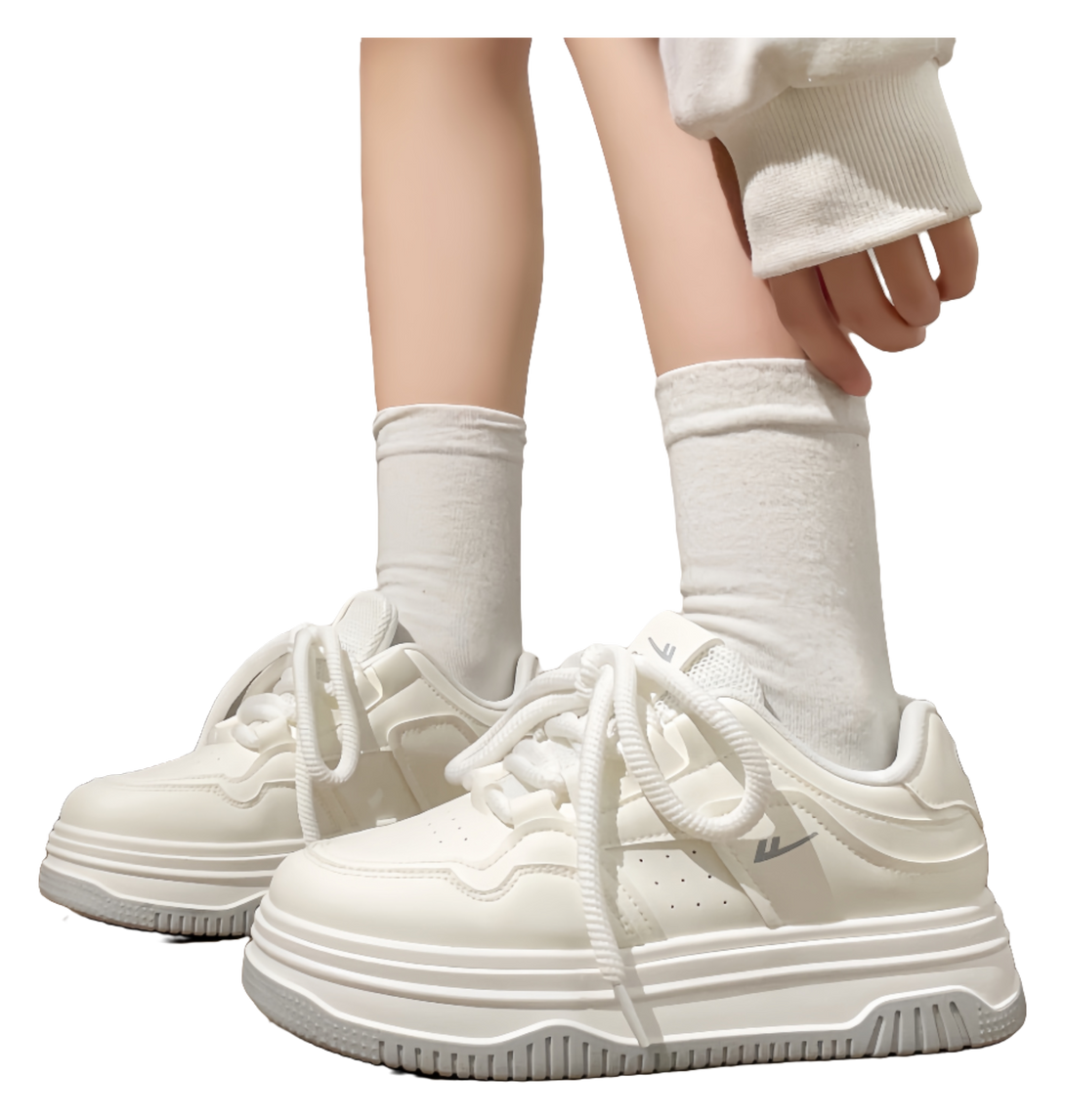 Warrior Slip Resistant, Abrasion Resistant, Breathable Low top Skateboard Shoes Women's White 