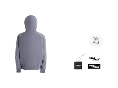 WHOOSIS letter embroidery logo hoodie casual loose China-Chic pullover multicolor plush autumn and winter sweater for men and women  vjsneaker.com