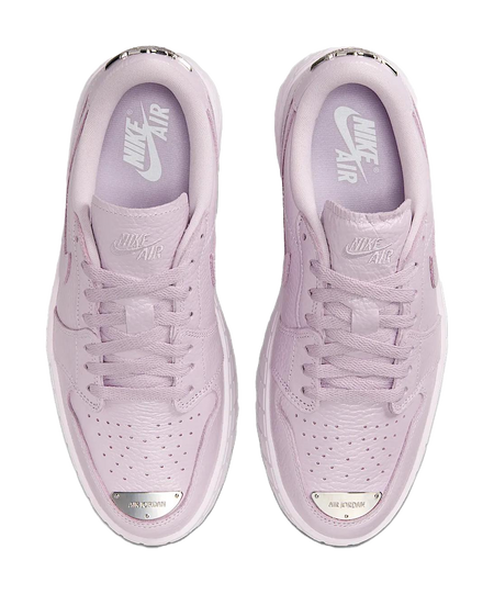 Jordan 1 Brooklyn Low Doll Metallic Silver Womens  vjsneaker.com