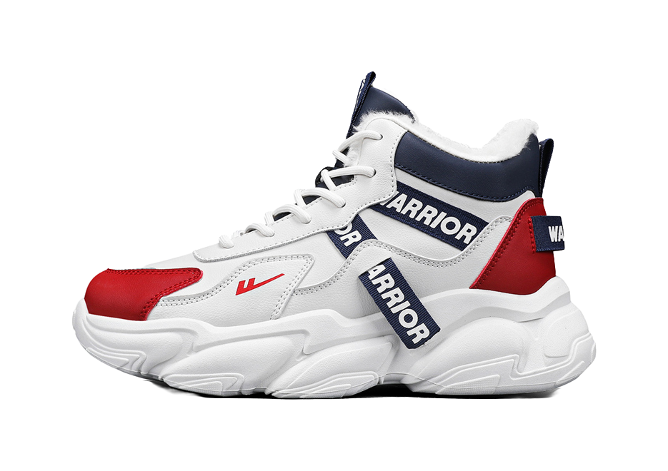 Warrior Cushioning And Breathable High top Chunky Sneakers Men's 