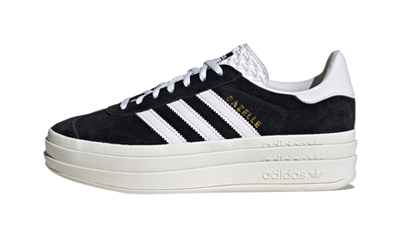 Adidas Wmns Gazelle Bold Black White Womens  vjsneaker.com