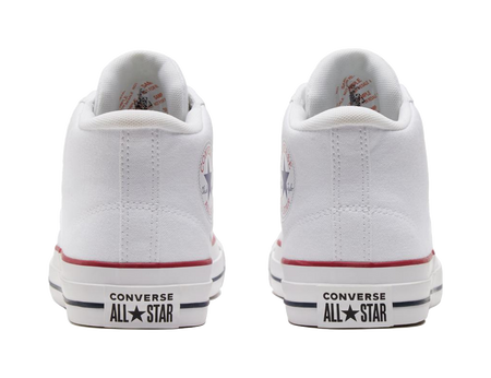 Chuck Taylor All Star Converse Mid Malden Street - White  vjsneaker.com
