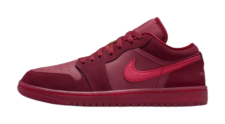Jordan Air Jordan 1 Low top Vintage Basketball Shoes Womens Red  vjsneaker.com