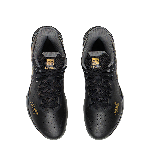 Li-Ning LieTing (Thunder) CL "Black Gold" AYAS034-1 - Chen Long Badminton Shoe Unisex Black