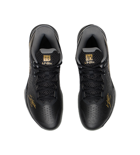 Li-Ning LieTing (Thunder) CL "Black Gold" AYAS034-1 - Chen Long Badminton Shoe Unisex Black