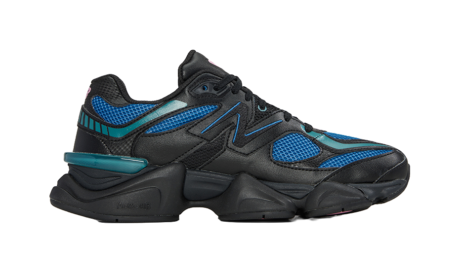 9060 New Balance Black Blue Agate  vjsneaker.com