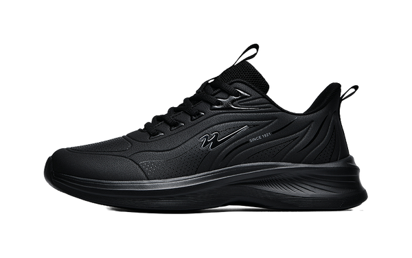 Binary Low Top Running Shoes Men's Black Warrior 