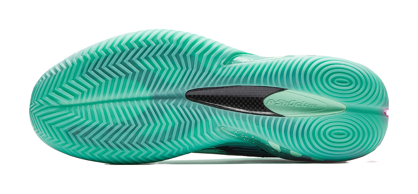 Anta Zap 3 Low top Basketball Shoes Mens Green Pink  vjsneaker.com