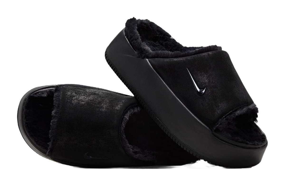 Nike Calm Slide Slippers Womens Black  vjsneaker.com