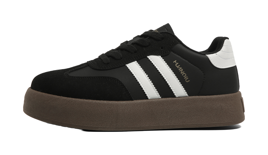 HUANQIU Abrasion Resistant Breathable Height Increasing Low top Skateboard Shoes Men's 