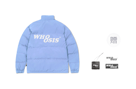 WHOOSIS Puffer Jackets Unisex Stand Collar Moderate Padded Puffer Jacket  VJSNEAKER