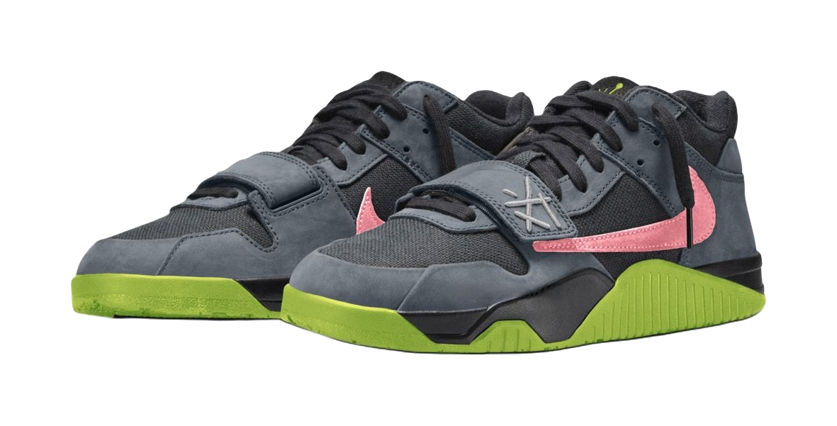 JORDAN Jumpman Jack Tr Travis Scott X Chase B Black Night Silver  vjsneaker.com