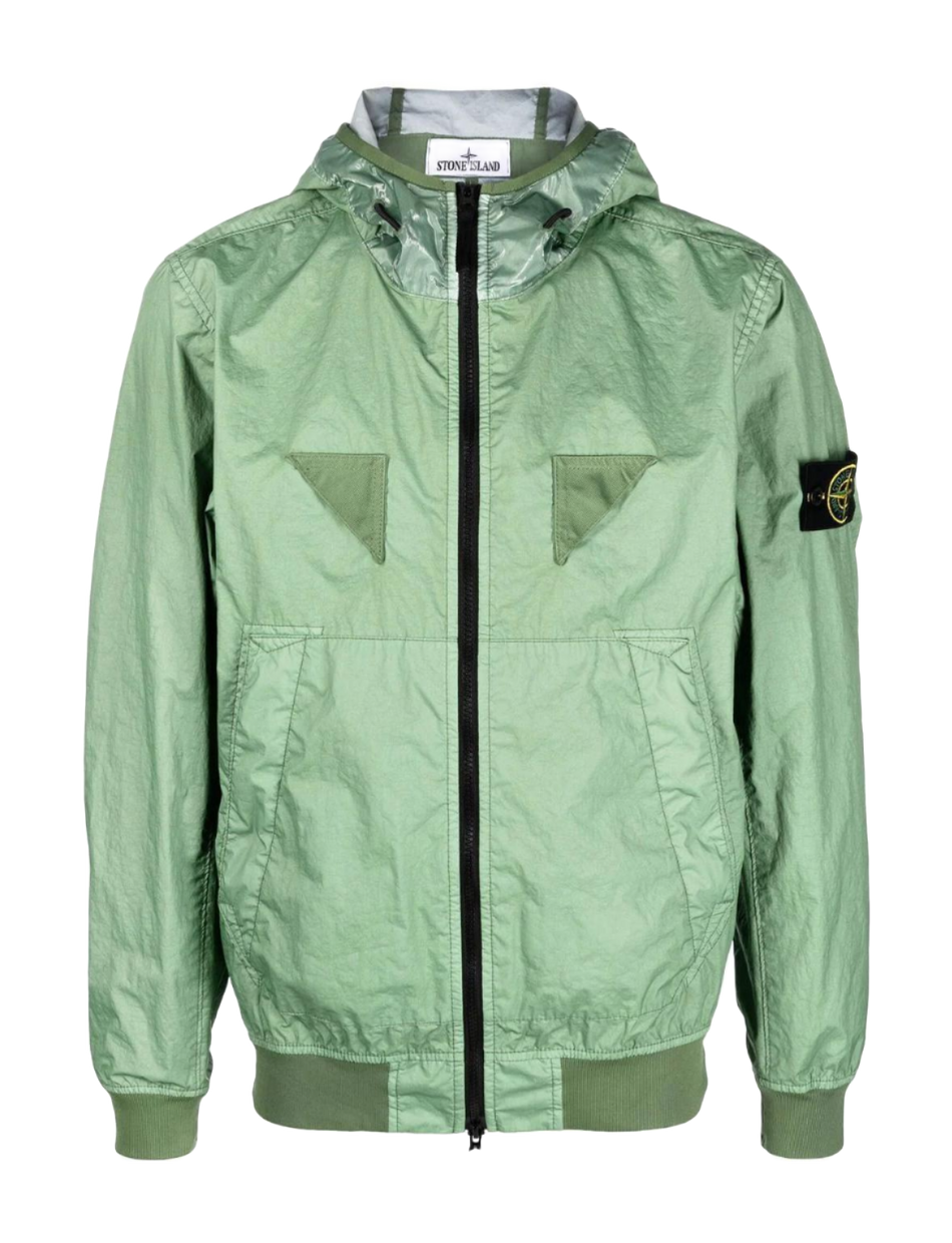 STONE ISLAND Logo patch Lightweight Jacket  Vertical Jump Group USA Inc.