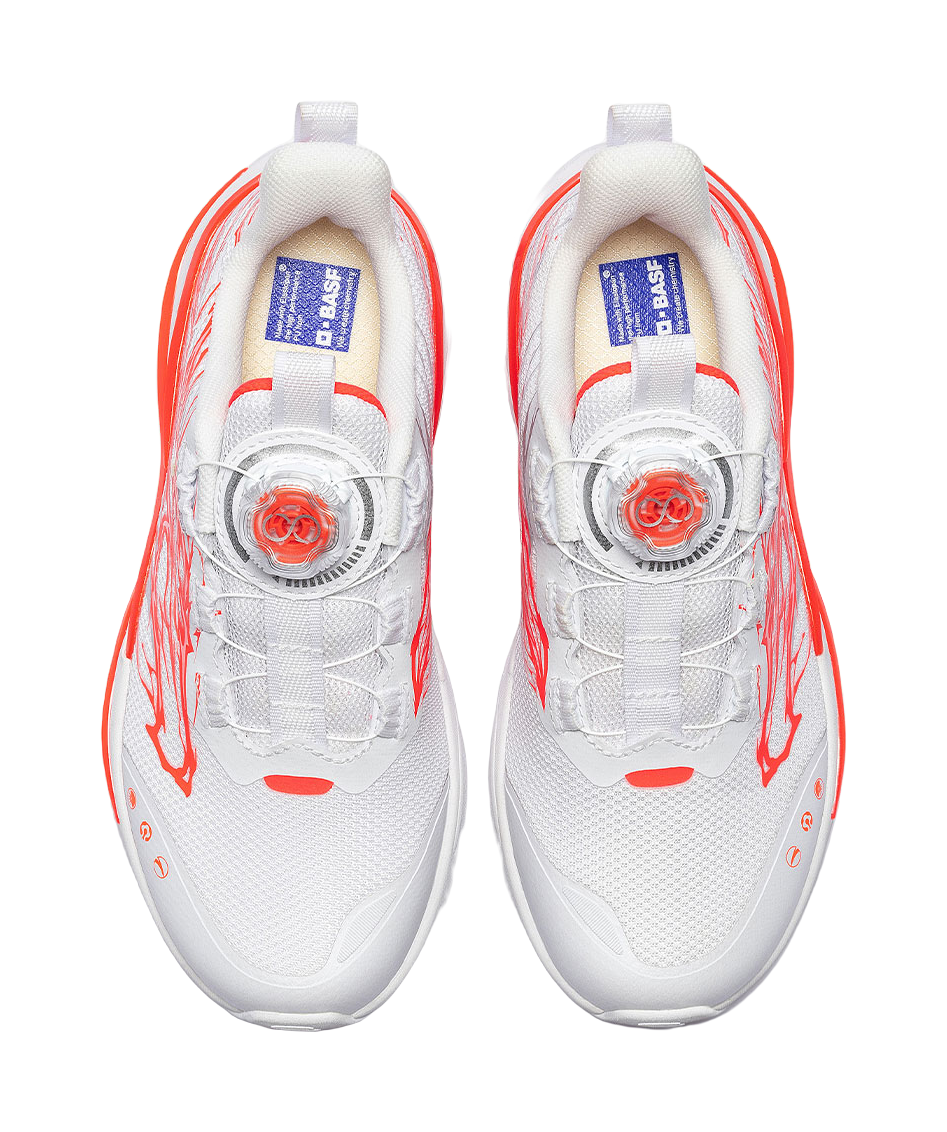 ANTA Children's Red Flame Comfortable Technology Trendy Low cut Running Shoes for Men and Women  VJSNEAKER