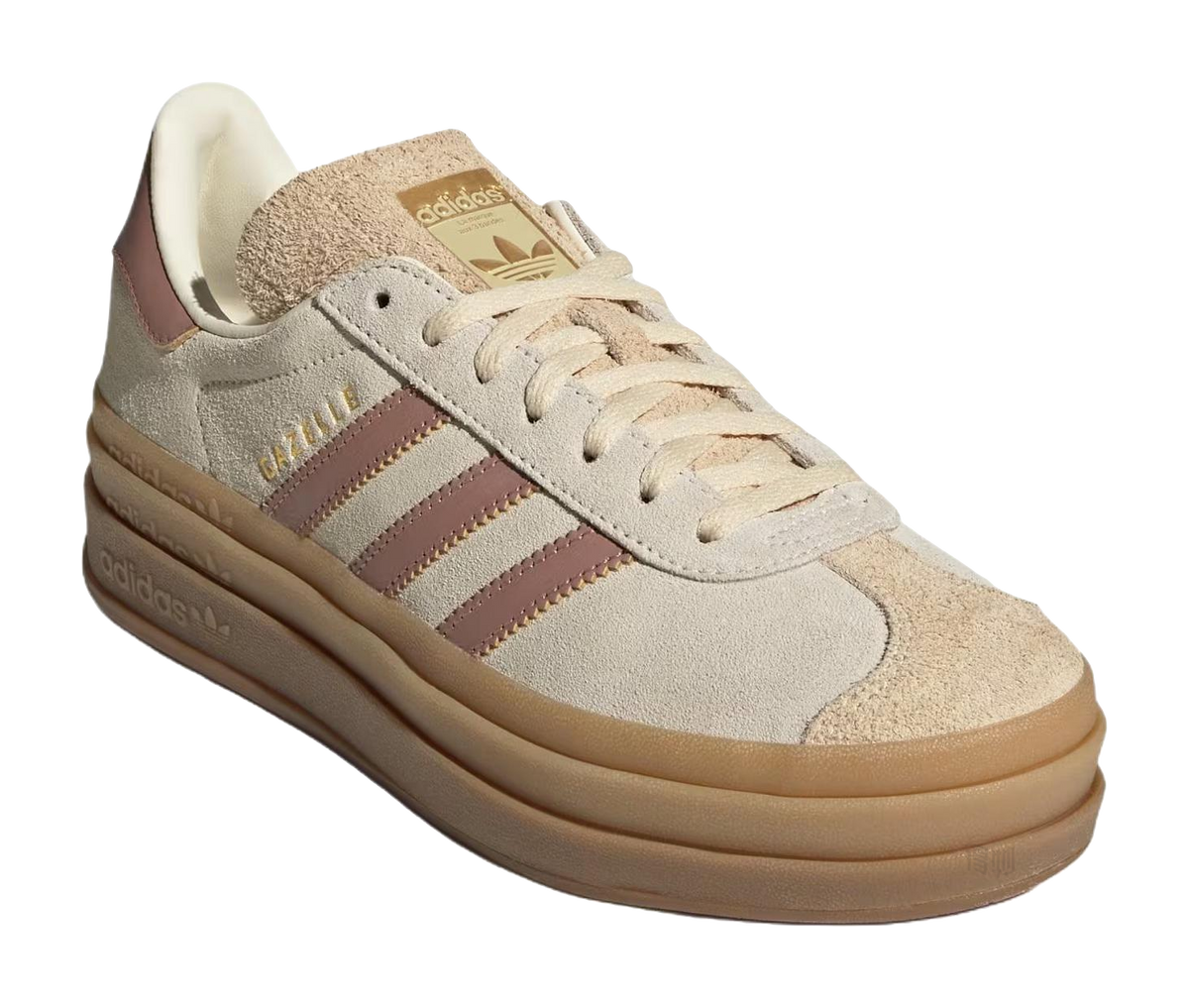 Adidas Wmns Gazelle Cream Sand Strata Gum Womens  vjsneaker.com
